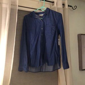 Denim Button Down Shirt! Never worn!